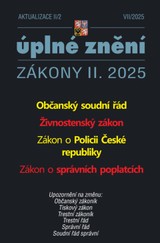E-kniha Aktualizace II/2 / 2025 - Občanský soudní řád - kolektiv autorů