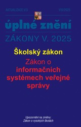E-kniha Aktualizace V/3 / 2025 - Školský zákon - kolektiv autorů
