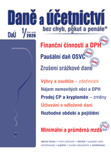 E-kniha DaÚ č. 1 / 2026 - Finanční činností a DPH - Ing. Václav Benda, Ing. Antonín Daněk, Ing. Martin Děrgel, Ing. Ivan Macháček