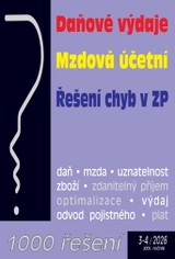 E-kniha 1000 řešení č. 3-4 / 2026 - Daňové výdaje - kolektiv autorů