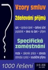 E-kniha 1000 řešení č. 9-10 / 2026 - Vzory smluv – daňové řízení - kolektiv autorů