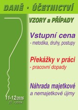 E-kniha DÚVaP č. 11-12 / 2026 - Vstupní cena – metodika, druhy, postupy - Ing. Martin Děrgel, JUDr. Eva Dandová, JUDr. Ladislav Jouza