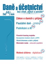E-kniha DaÚ č. 11-12 / 2026 - Paušální daň – změny v roku 2027 - Ing. Václav Benda, Ing. Pavel Novák, Ing. Martin Děrgel, Ing. Ivan Macháček, Ing. Antonín Daněk