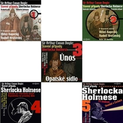 Audiokniha Slavné případy Sherlocka Holmese - Miriam Kantorková, Sabina Remundová, Antonín Molčík, Jana Boušková, Martin Velda, Rudolf Hrušínský, Viktor Vrabec, Růžena Merunková, Ladislav Frej, Stanislav Zindulka, Jaroslav Kepka a další, Eduard Cupák, Gabriela Vránová, Hana Maciuchová, Ivan Trojan, Josef Bek, Ladislav Trojan, Marie Marešová, Miloš Kopecký, Arthur Conan Doyle
