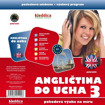 Audiokniha Angličtina do ucha 3 - pokročilí - Eddica, Eddica
