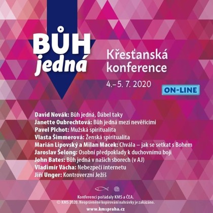 Audiokniha Křesťanská konference 2020 - Bůh jedná - David Novák, Janette Oubrechtová, Vlasta Šimmerová, Pavel Plchot, Marián Lipovský a Milan Macek, Jaroslav Šelong, John Bates, Vladimír Vácha, Jiří Unger, David Novák, Janette Oubrechtová, Vlasta Šimmerová, Pavel Plchot, Marián Lipovský a Milan Macek, Jaroslav Šelong, John Bates, Vladimír Vácha, Jiří Unger