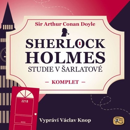 Audiokniha Studie v šarlatové - Václav Knop, Arthur Conan Doyle