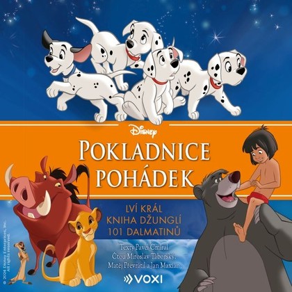 Audiokniha Disney - Lví král, Kniha džunglí, 101 dalmatinů - Jan Maxián, Miroslav Táborský, Matěj Převrátil, Pavel Cmíral