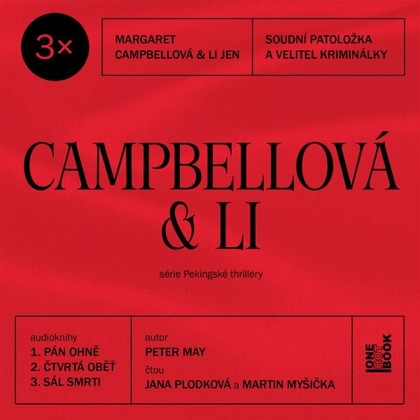 Audiokniha 3x Campbellová & Li #1 - Jana Plodková, Martin Myšička, Peter May