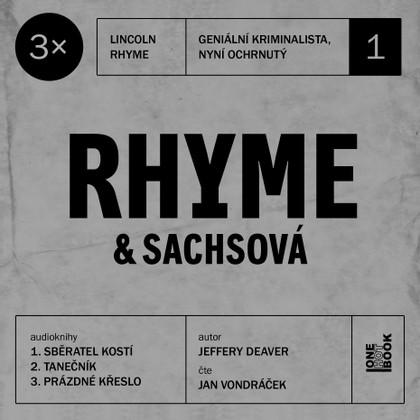 Audiokniha 3x Rhyme & Sachsová #1 - Jan Vondráček, Jeffery Deaver