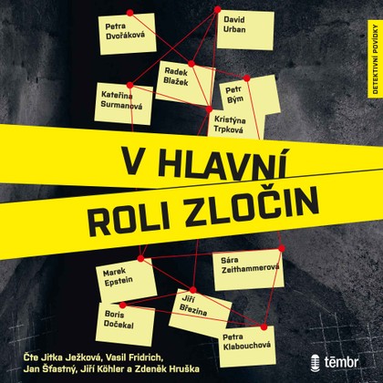 Audiokniha V hlavní roli zločin - Jiří Köhler, Vasil Fridrich, Jan Šťastný, Zdeněk Hruška, Jitka Ježková, Sára Zeithammerová, Kristýna Trpková, David Urban, Radek Blažek, Petr Bým, Petra Klabouchová, Jiří Březina, Kateřina Surmanová, Marek Epstein, Boris Dočekal, Petra Dvořáková