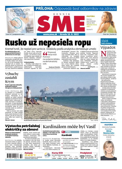 E-magazín SME 10/8/2022 - Petit Press, a.s. 