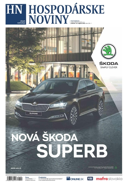 E-magazín Hospodárske noviny 19.08.2019 - MAFRA Slovakia, a.s.