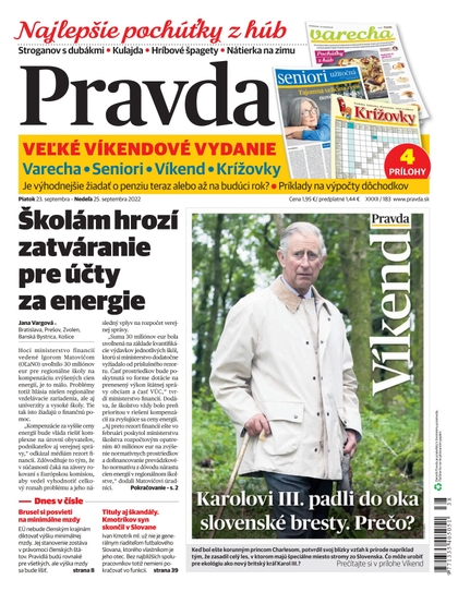 E-magazín Denník Pravda 23. 9. 2022 - OUR MEDIA SR a. s.