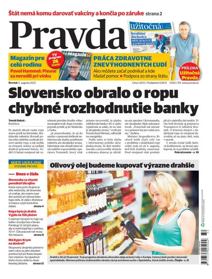 E-magazín Denník Pravda 11. 8. 2022 - OUR MEDIA SR a. s.