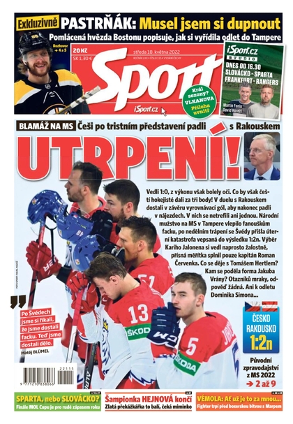 E-magazín Sport - 18.5.2022 - CZECH NEWS CENTER a. s.