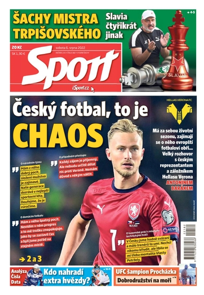 E-magazín Sport - 6.8.2022 - CZECH NEWS CENTER a. s.