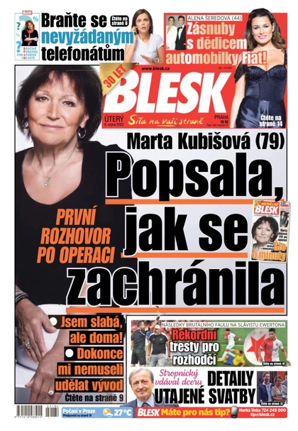 E-magazín BLESK - 9.8.2022 - CZECH NEWS CENTER a. s.