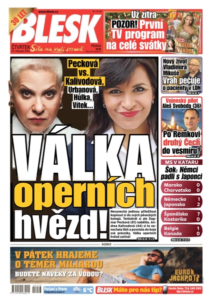 E-magazín BLESK - 24.11.2022 - CZECH NEWS CENTER a. s.
