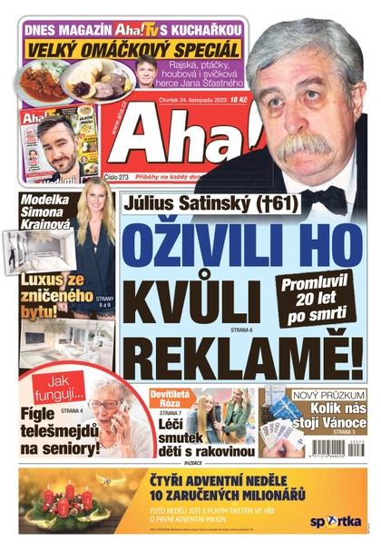 E-magazín AHA! - 24.11.2022 - CZECH NEWS CENTER a. s.