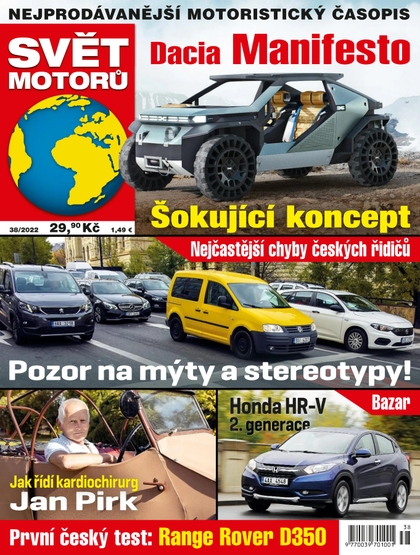 E-magazín SVĚT MOTORŮ - 38/2022 - CZECH NEWS CENTER a. s.