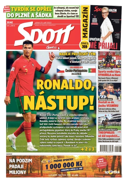 E-magazín Sport - 23.9.2022 - CZECH NEWS CENTER a. s.