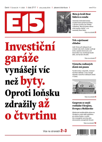 E-magazín E15 - 24.11.2022 - CZECH NEWS CENTER a. s.
