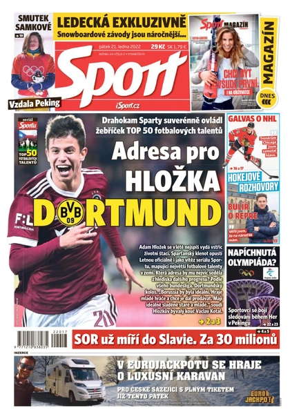 E-magazín Sport - 21.1.2022 - CZECH NEWS CENTER a. s.