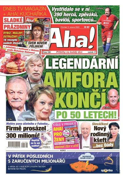 E-magazín Aha! - 11.8.2022 - CZECH NEWS CENTER a. s.
