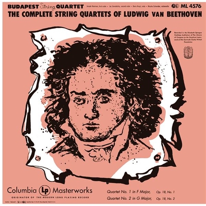 Beethoven: String Quartet No. 1 in F Major, Op. 18 & String Quartet No. 2 in G Major, Op. 18