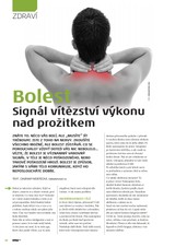 E-magazín Bolest Signál vítězství výkonu nad prožitkem - Behej.com, s.r.o.