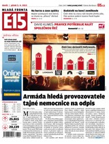 E-magazín E15 5.4.2013 - Czech Media Invest