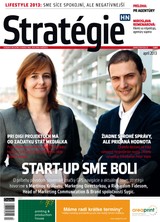 E-magazín Stratégie 4/2013 - MAFRA Slovakia, a.s.