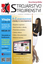 E-magazín KOMERČNÁ PRÍLOHA ČASOPISU STROJÁRSTVO/STROJÍRENSTVÍ MSV NITRA 2013 - MEDIA/ST s.r.o.
