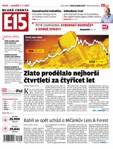 E-magazín E15 1. 7. 2013 - Czech Media Invest