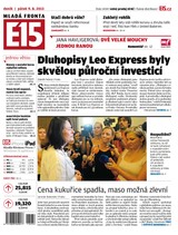 E-magazín E15 9.8.2013 - Czech Media Invest