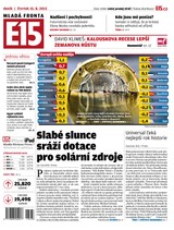 E-magazín E15 15.8.2013 - Czech Media Invest