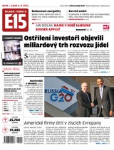 E-magazín E15 6.9.2013 - Czech Media Invest