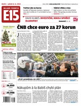 E-magazín E15 8.11.2013 - Czech Media Invest
