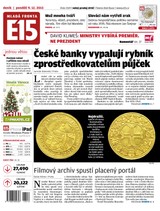E-magazín E15 9.12.2013 - Czech Media Invest