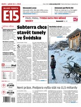 E-magazín E15 10.1.2014 - Czech Media Invest