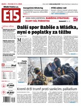 E-magazín E15 17.4.2014 - Czech Media Invest