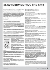 E-magazín Príloha Knižnej revue 16-17/2014 - Literárne informačné centrum