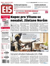 E-magazín E15 12.8.2014 - Czech Media Invest