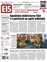 E-magazín E15 22.10.2014 - Czech Media Invest