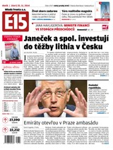 E-magazín E15 25.11.2014 - Czech Media Invest