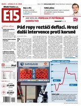 E-magazín E15 17.12.2014 - Czech Media Invest