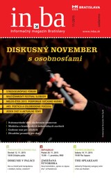 E-magazín INBA 11/2015 - Redakcia magazínu in.ba, Oddelenie marketingu a vzťahov s verejnosťou Kancelária primátora Hlavného mesta SR Bratislava
