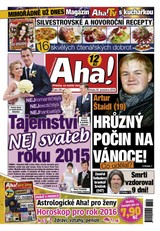 E-magazín AHA! - 30.12.2015 - CZECH NEWS CENTER a. s.
