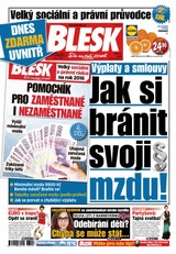 E-magazín Blesk 1.2.2016 - CZECH NEWS CENTER a. s.